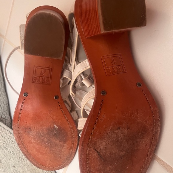 Frye chunky heeled strappy sandal size 8.5 - Picture 5 of 5